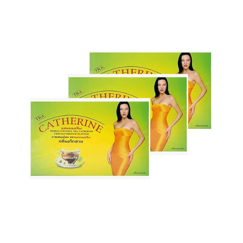 LOT 3 BOITES THE CATHERINE MINCEUR 108 SACHETS (3 X 32) CHRYSANTHEME